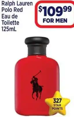 Star Discount Chemist Ralph lauren polo red eau de toilette offer