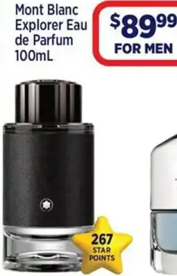 Star Discount Chemist Mont blanc explorer eau de parfum offer