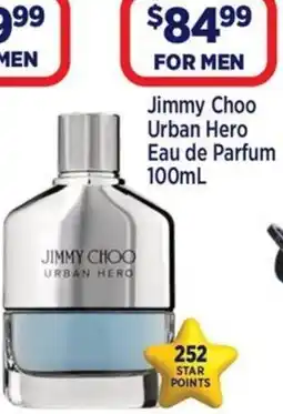 Star Discount Chemist Jimmy choo urban hero eau de parfum offer