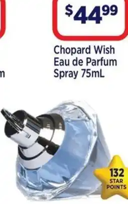 Star Discount Chemist Chopard wish eau de parfum spray offer