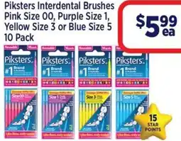 Star Discount Chemist Piksters Interdental Brushes offer