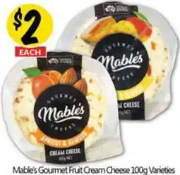 NQR Mable's Gourmet Fruit Cream Cheese offer
