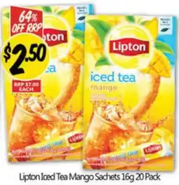 NQR Lipton Iced Tea Mango Sachets offer