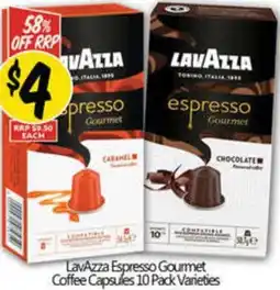 NQR LavAzza Espresso Gourmet Coffee Capsules offer