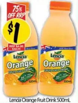 NQR Lendia orange fruit drink offer