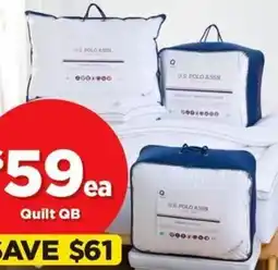 Spotlight U.s. polo assn. dream loft bedding quilt qb offer
