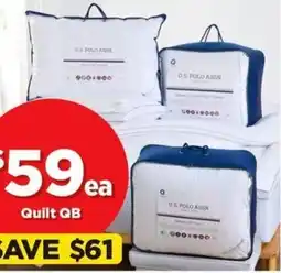 Spotlight U.S. POLO ASSN. Dream Loft Bedding Quilt KB offer