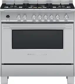 Designer Appliances Fisher & Paykel 90cm 'Series 9' Pyrolytic Dual Fuel Freestanding Cooker offer