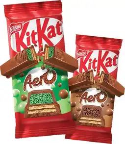 IGA NEW Nestlé KitKat Aero Milk Chocolate or Mint Chocolate Block 155g offer