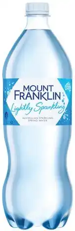 IGA Mount Franklin Lightly Sparkling Water 1.25 Litre Selected Varieties offer