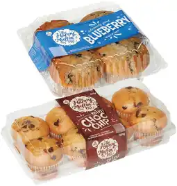 IGA The Happy Muffin Co. Muffins 4 Pack or Mini 8 Pack Selected Varieties offer