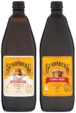 IGA Bundaberg Brewed Drink 750mL Selected Varieties offer