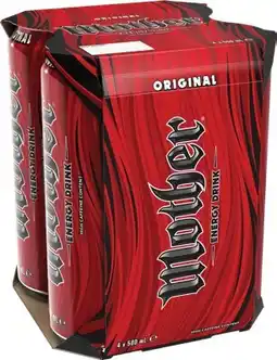 IGA Mother Energy Drink 4x500mL Selected Varieties offer