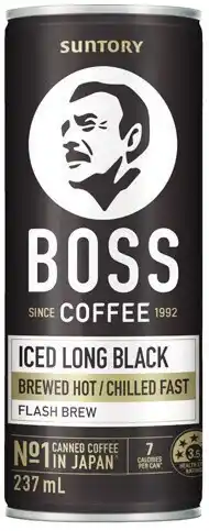 IGA Suntory Boss Coffee 237mL Selected Varieties offer