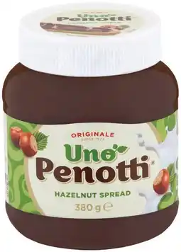 IGA Penotti Uno Hazelnut Spread 380g offer