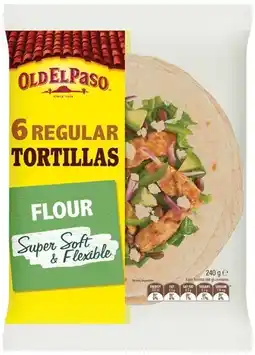 IGA Old El Paso Regular Tortillas 6 Pack Selected Varieties offer
