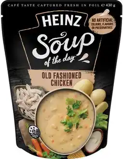 IGA Heinz Soup Of The Day 430g or Eat Well Soup 380g Selected Varieties offer