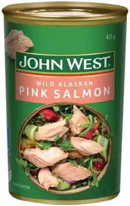 IGA John West Wild Alaskan Pink Salmon 415g offer
