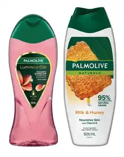 IGA Palmolive Luminous Oils Body Wash 400mL, Naturals or Gold Body Wash 450‑500mL Selected Varieties offer