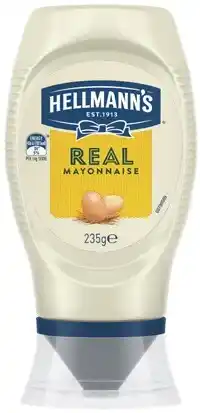 IGA Hellmann’s Mayonnaise or Garlic Aioli 235-252g Selected Varieties offer