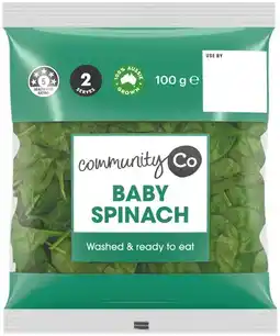 IGA Community Co Baby Spinach offer