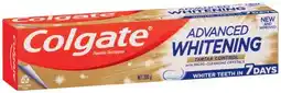 IGA Colgate MaxFresh or Advanced Whitening Toothpaste offer
