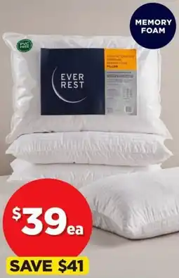 Spotlight EVER REST Down Alternative Surround Memory Foam Pillow offer
