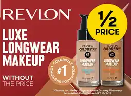 BIG W LUXE LONGWEAR MAKEUP COLORSTAY LONGWEAR offer