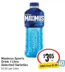 IGA Xpress Maximus Sports Drink offer