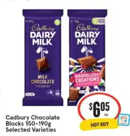 IGA Xpress Cadbury Chocolate Blocks offer