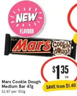 IGA Xpress Mars Cookie Dough Medium Bar offer
