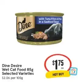 IGA Xpress Dine Desire Wet Cat Food offer