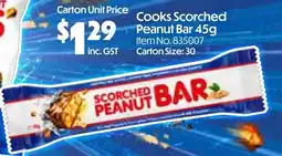 C-Store Distribution Cooks Scorched Peanut Bar offer