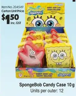C-Store Distribution SpongeBob Candy Case offer