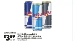 C-Store Distribution Red Bull Energy Drink offer