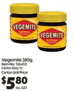C-Store Distribution Vegemite offer