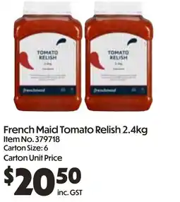C-Store Distribution French Maid Tomato Relish offer