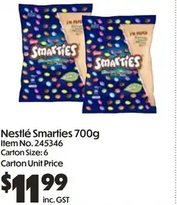 C-Store Distribution Nestlé Smarties offer