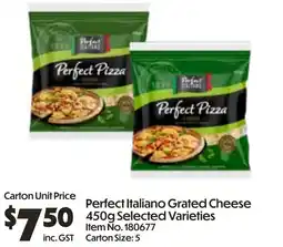 C-Store Distribution Perfect Italiano Grated Cheese offer
