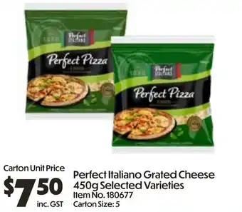 C-Store Distribution Perfect Italiano Grated Cheese offer