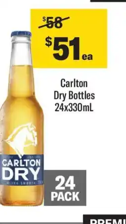 Liquorland Carlton Dry Bottles offer