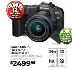 Teds Cameras Canon EOS R8 offer