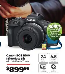 Teds Cameras Canon EOS R100 offer
