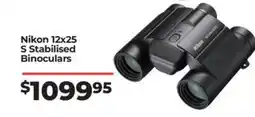Teds Cameras Nikon 12x25 S Stabilised Binoculars offer