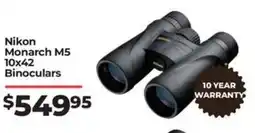 Teds Cameras Nikon Monarch M5 10x42 Binoculars offer