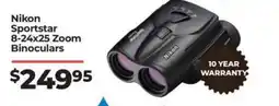 Teds Cameras Nikon Sportstar 8-24x25 Zoom Binoculars offer