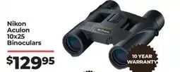 Teds Cameras Nikon Aculon 10x25 Binoculars offer