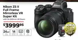 Teds Cameras Nikon Z5 II Full Frame offer