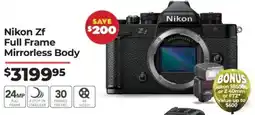Teds Cameras Nikon Zf Full Frame offer