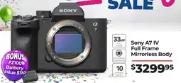 Teds Cameras Sony A7 IV offer